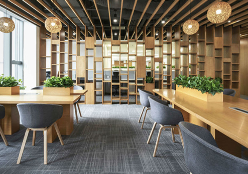 易天咨詢公司辦公室裝修設計